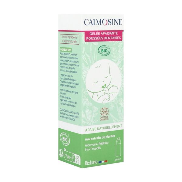CALMOSINE GELEE APAISANTE POUSSEES DENTAIRES Gelée apaisante aux extraits de plantes bio, fl 15 ml