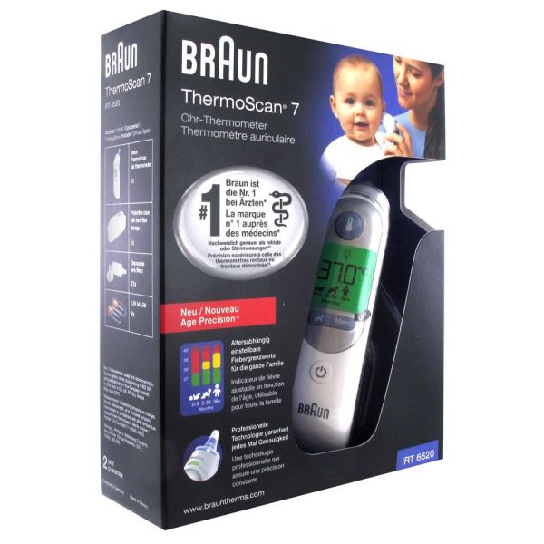Braun Thermometre Auriculaire Infrarouge Thermoscan 7 Irt6520 1