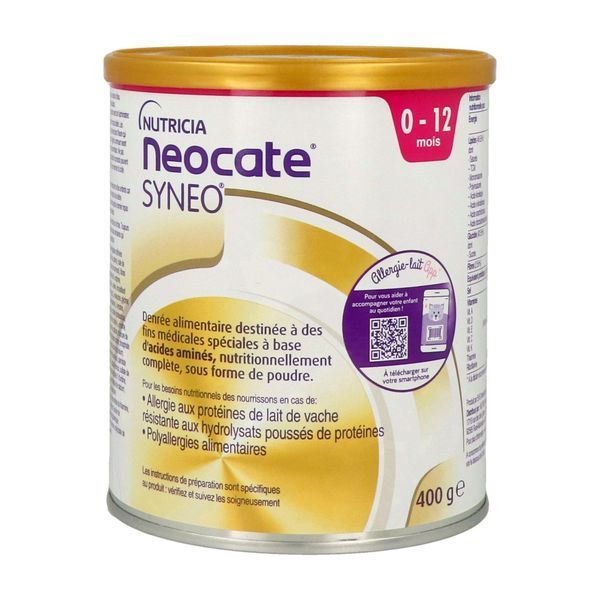 GALLIA BEBE EXPERT NEOCATE 0-12 MOIS Denrée alimentaire destinée à des fins médicales spéciales, bt 400 g