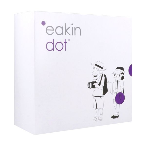 EAKIN DOT SYSTEME 2 PIECES SUPPORT CONVEXE Support porte-poche convexe, système 2 pièces, à découper, anneau 80 mm (ref. 839830), bt 5