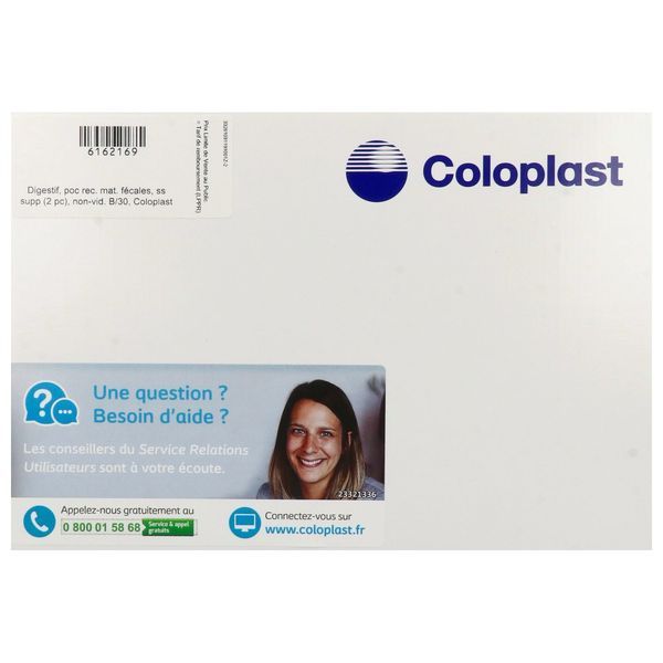 SENSURA FLEX POCHE FERMEE MAXI Poche fermée, système 2 pièces, à couplage adhésif, transparente, diamètre de l'anneau 35 mm (ref. 109119), bt 30