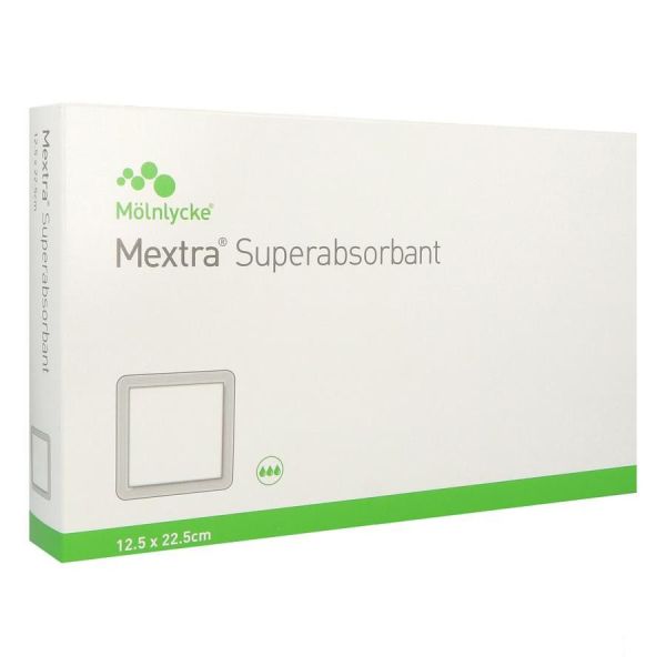 Mextra Super Absorbant Pansement Boite 12,5*22,5 Cm 10