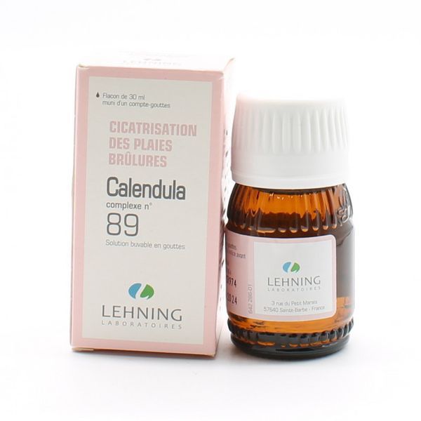 Calendula Complexe N 89 Solution Buvable En Gouttes 1 Flacon(S) Compte-Gouttes En Verre Jaune De 30 Ml