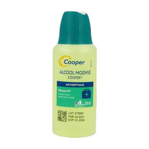 Alcool Modifie Cooper Solution Pour Application Cutanee 1 Flacon(S) Polyethylene De 125 Ml