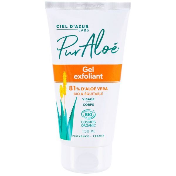 Pur'Aloe Gel exfoliant visage BIO - 150 ml