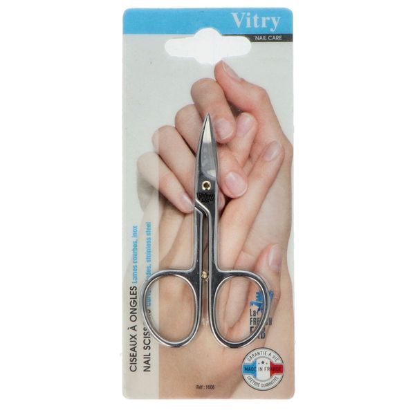 VITRY Ciseaux à ongles, indéréglables, lames courbes (ref. 08), unité