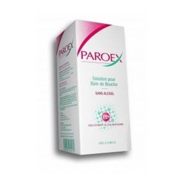 Paroex 0,12 % (Digluconate De Chlorhexidine) Solution Pour Bain De Bouche 300 Ml En Flacon Avec Godet Doseur