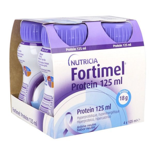 FORTIMEL COMPACT PROTEIN SENSATIONS 2.4 KCAL Denrée alimentaire destinée à des fins médicales spéciales, saveur neutre, 125 ml x 4