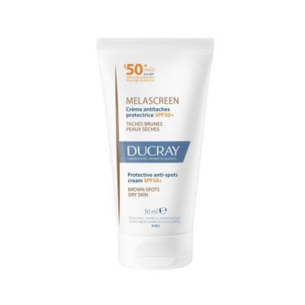 MELASCREEN TACHES BRUNES CREME ANTITACHES PROTECTRICE SPF 50+ Crème antitaches brunes, très haute protection, SPF 50+, tube 50 ml