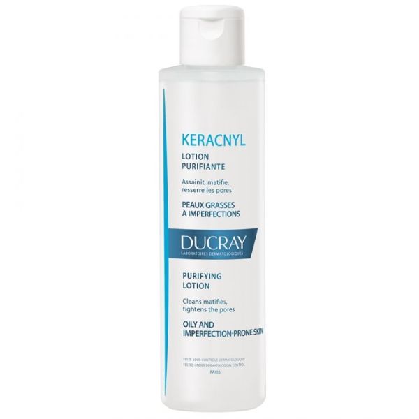 Ducray Keracnyl Lotion Purifiante Peaux Grasses A Imperfections 200Ml