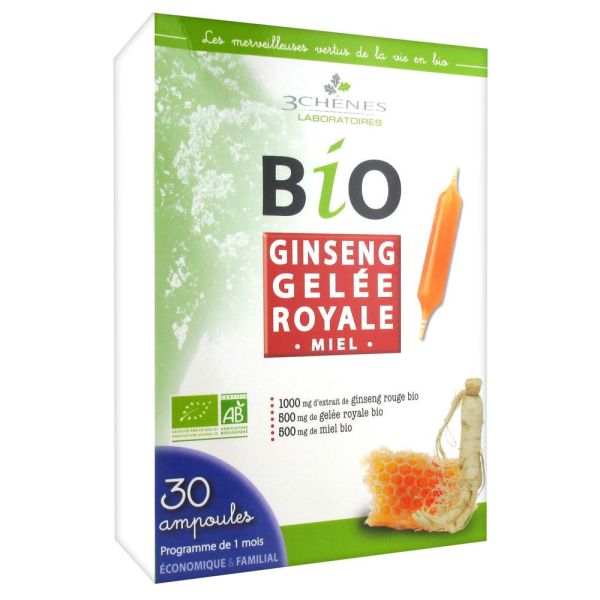 3 Chenes Bio Ginseng Bio Gelee Royale Sol Buv Amp 10 Ml 30