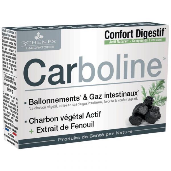 3 Chenes Carboline - 30 comprimés