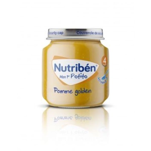 Nutriben Mon Premiere Potito Pomme Golden Puree Pot 120 G 1