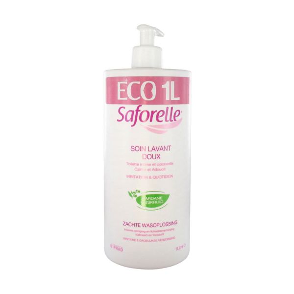 Saforelle Soin Lavant Doux - Ancienne Formule Gel Fl Pompe 1 L 1