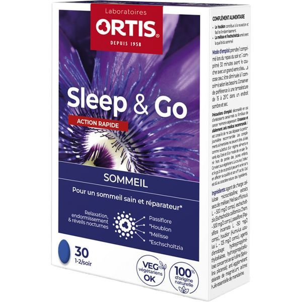 Ortis Sleep & Go - 30 comprimés