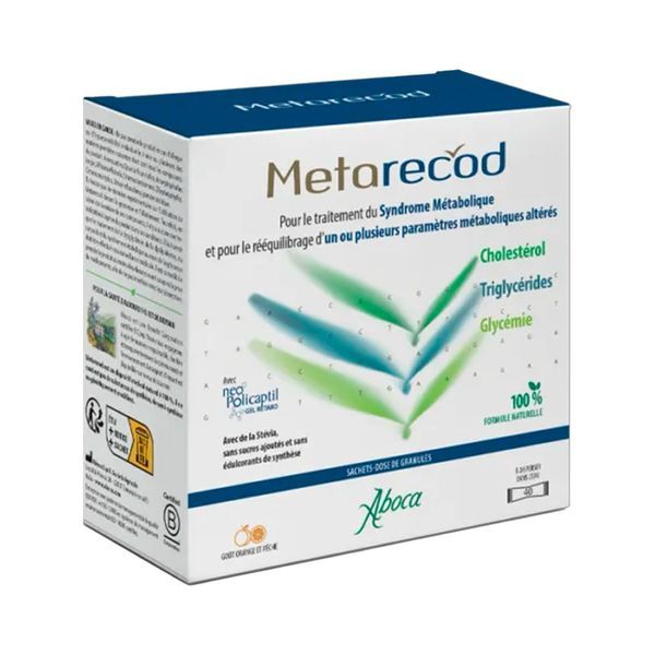 METARECOD SYNDROME METABOLIQUE GRANULES SACHET 2,5 G 40