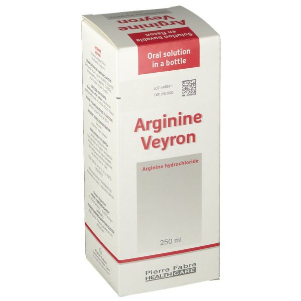 ARGININE VEYRON solution buvable 250 ml en flacon