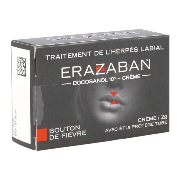 ERAZABAN Crème 10 %, tube 2 g avec protège-tube