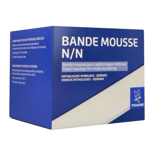 NN THUASNE Bande de protection en mousse de latex malaxé et émulsionné, 1 m x 10 cm x 8 mm, unité