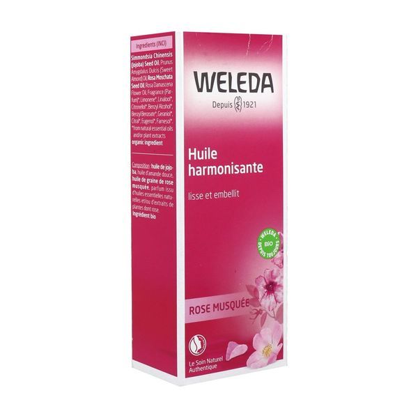 Weleda Huile harmonisante à la Rose Musquée - flacon pompe 100 ml