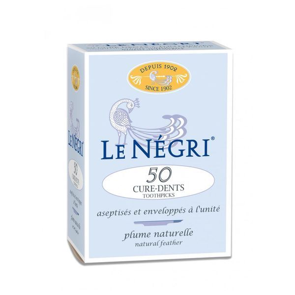 Le Negri Cure-Dent En Plume D'Oie Enveloppes Steriles Bt 50