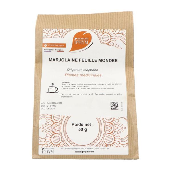 Iphym Marjolaine Feuille Tisane Sachet 50 G 1