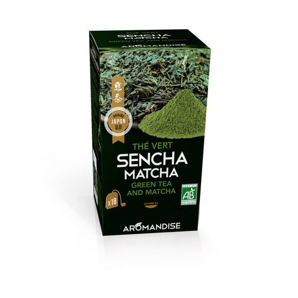 Aromandise Infusettes Sencha et Matcha de Uji - 18 sachets