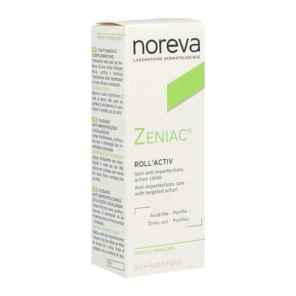 Zeniac Roll Activ Soin Anti-Imperfections Acion Ciblee Creme 5 Ml 1