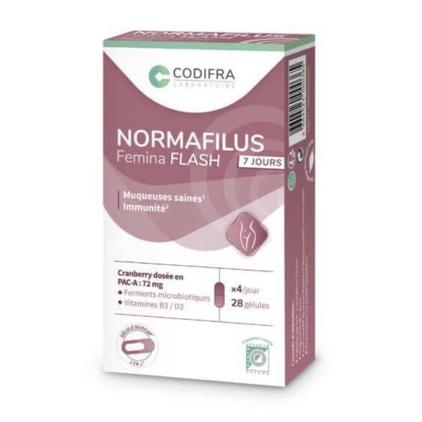 Codifra Normafilus Femina Flash Gelule 28