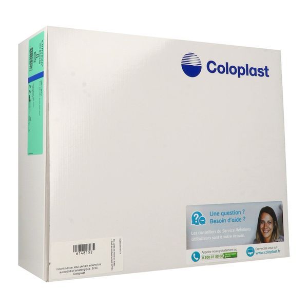 CONVEEN SECURITY Etui pénien standard sans latex, autoadhésif, hypoallergénique, diamètre 35 mm (ref. 5235), bt 30