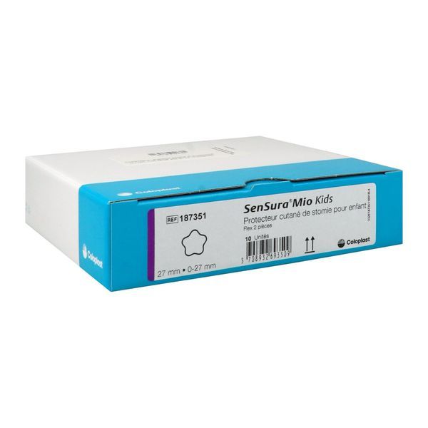 SENSURA MIO KIDS SUPPORT Support porte-poche souple, système 2 pièces, à couplage adhésif, diamètre 27 mm (ref. 187351), bt 10