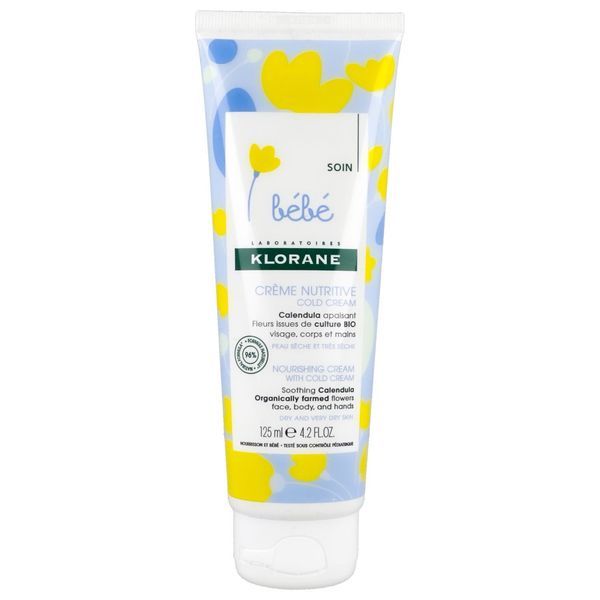 Klorane Bebe Creme Nutritive Pour Peaux Seches Tube 125 Ml 1