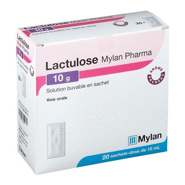 Lactulose Mylan Pharma 10 G Solution Buvable 15 Ml En Sachet-Dose B/20