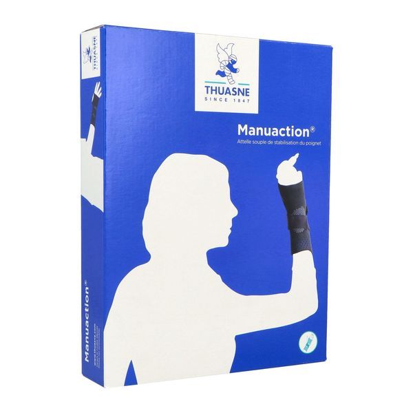 MANUACTION Orthèse de poignet souple, droit, taille 2, unité