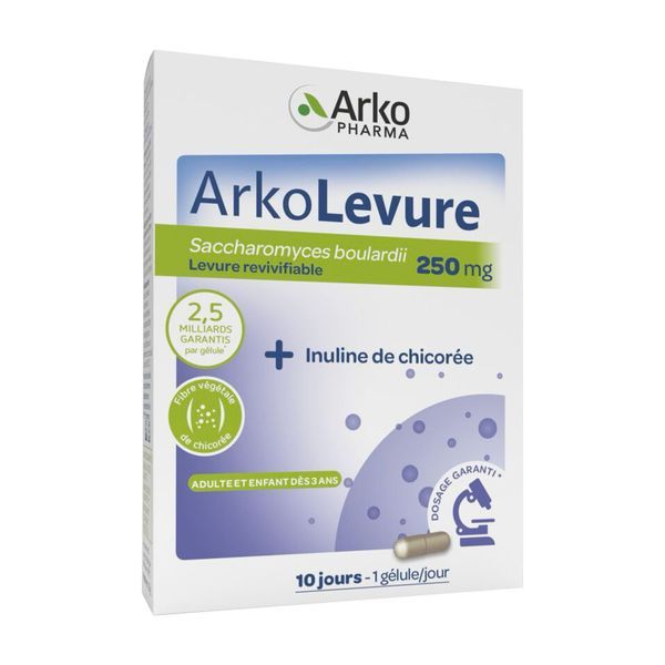 Arkolevure® 10 gélules  BLISTER ULTRAPROTECTEUR