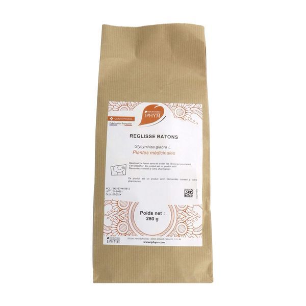 REGLISSE BATON PHARMA PLANTES Bâton de réglisse trié, vrac, sac 250 g