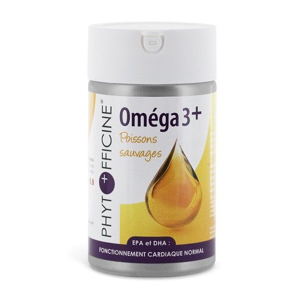 Phytofficine Omega 3+ - 60 capsules d'origine marine