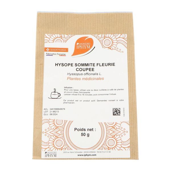 Iphym Hysope Sommite Coupee Tisane Sachet 50 G 1