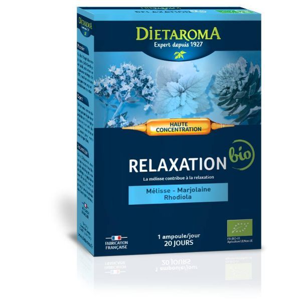 Dietaroma C.I.P. Relaxation BIO - 20 ampoules de 10 ml