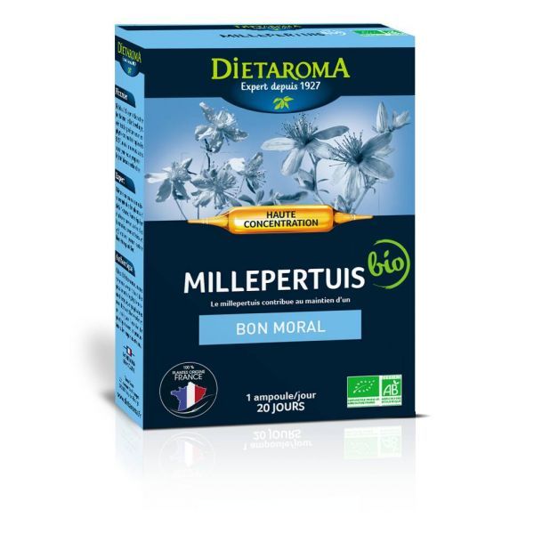 Dietaroma C.I.P. Millepertuis BIO - 20 ampoules de 10 ml