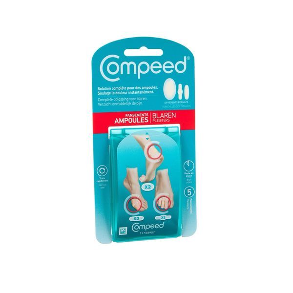 Compeed ampoule assortiment 5 pansements