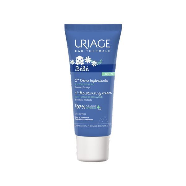 Uriage 1Er Creme Hydratante - Nouvelle Formule Sans Silicone Nouveaux Ingredients Tube 40 Ml 1