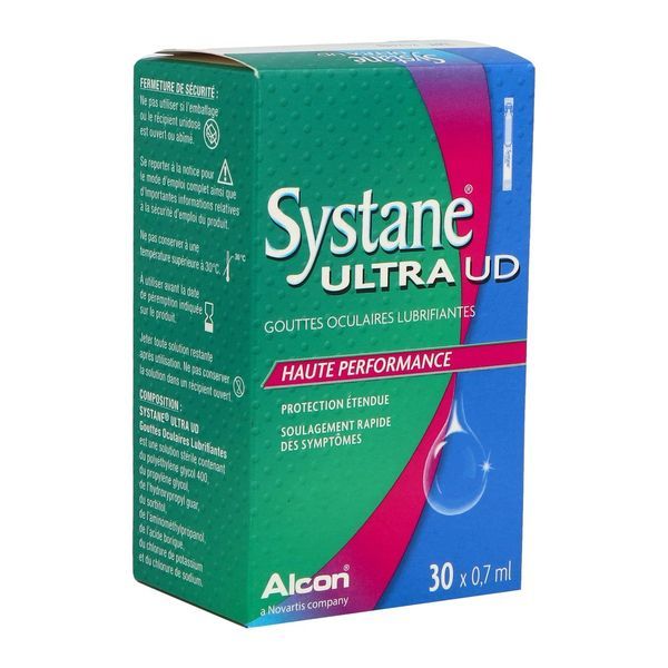 Systane Ultra Gouttes Oculaires Lubrifiantes Colly Fl 0.7 Ml 30