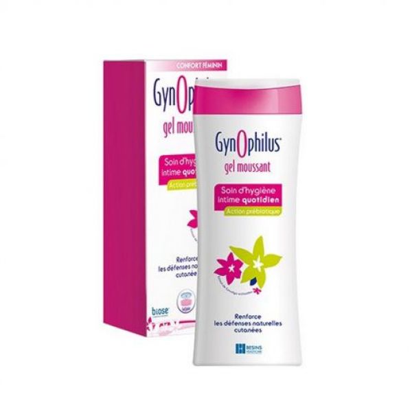 GYNOPHILUS Gel moussant soin hygiene intime quotidien 100ml