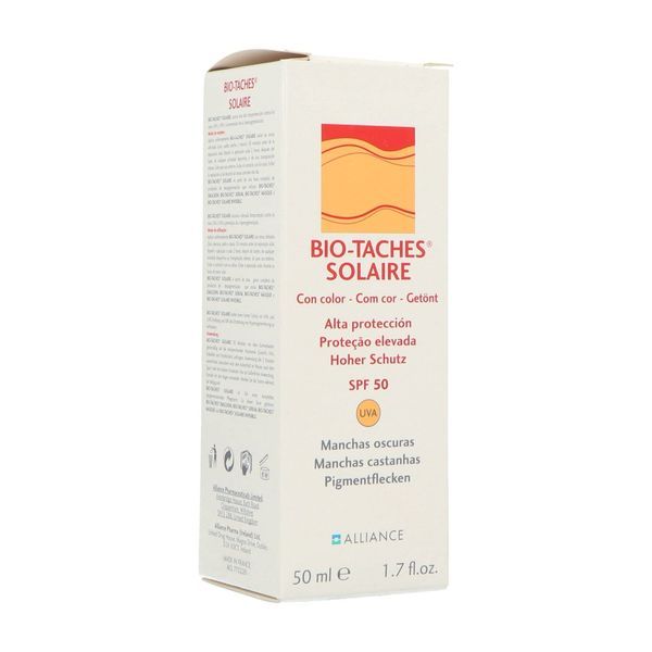 Alliance Bio-Taches Solaire Haute Protection SPF50 Teintée 50ml