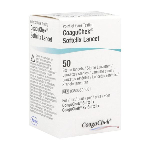 COAGUCHEK SOFTCLIX Lancette stérile à usage unique, bt 50