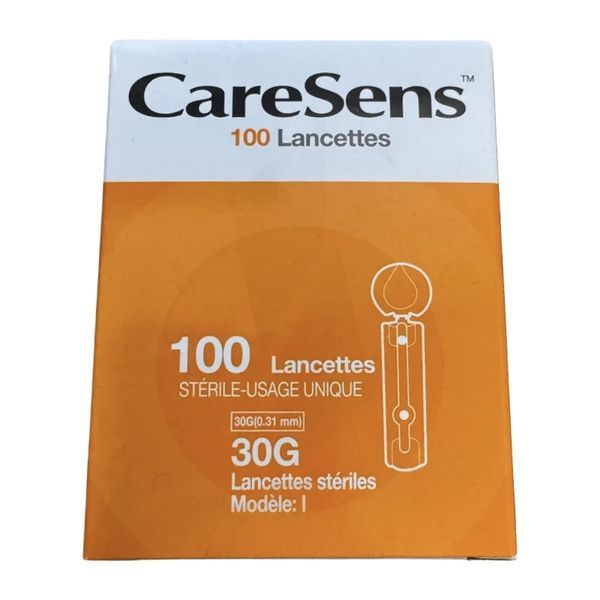 CARESENS LANCETTE Lancette stérile pour autopiqueur, bt 100