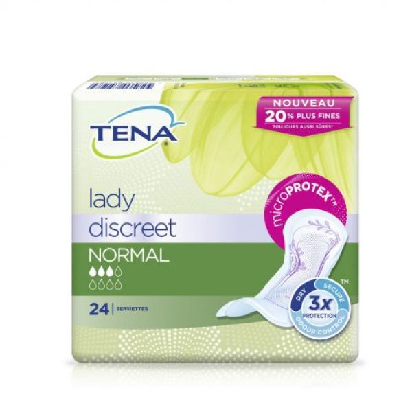 TENA DISCREET NORMAL sachet 24 (ref 760482)