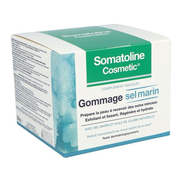 SOMATOLINE COSMETIC COMPLEMENT MINCEUR GOMMAGE SEL MARIN Gommage, complément minceur, pot 350 g