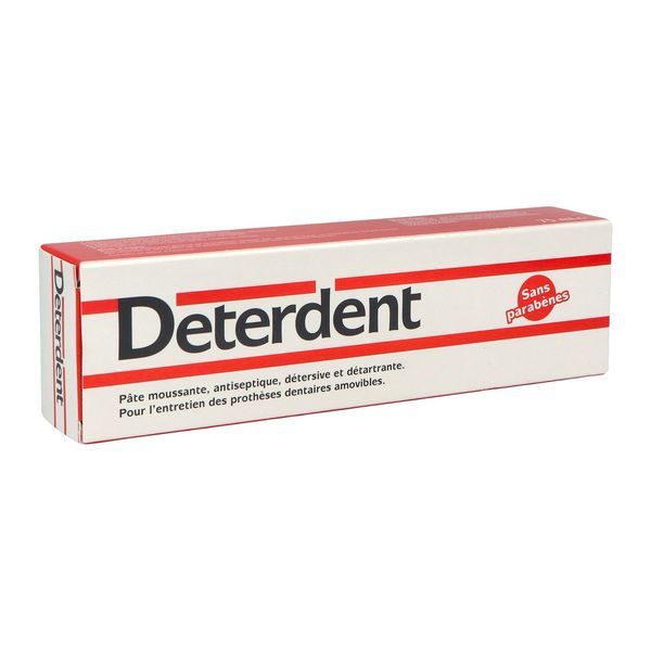 Deterdent Pate Dentifrice Pour Entretien Protheses Dentaires Amovibles 75 Ml 1